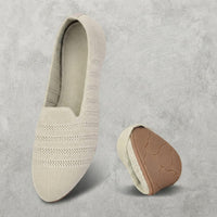 Ballerines Femme en Tricot Slip-on
