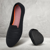 Ballerines Femme en Tricot Slip-on
