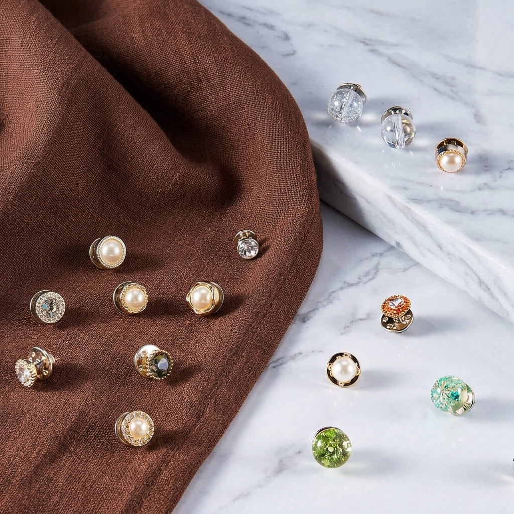 Boutons de Broche Invisibles – Lot de 30