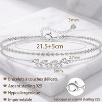 Bracelet de Cheville Argent 925