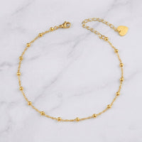 Bracelet de Cheville Femme – Étoiles et Cœur
