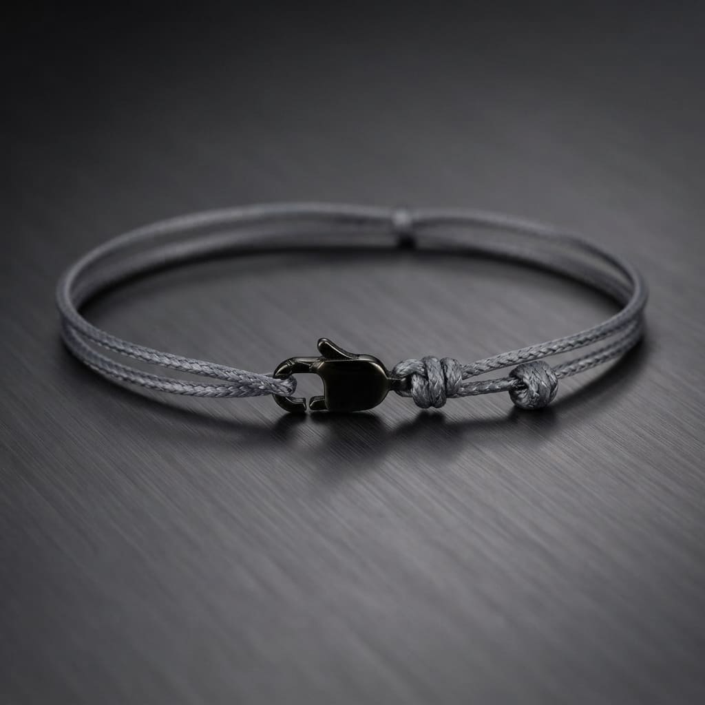 Bracelet de Cheville Fin en Tissu