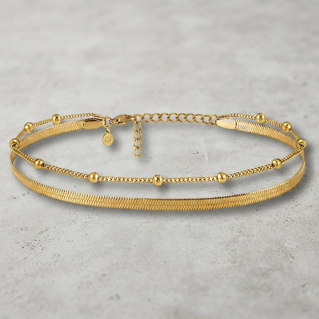 Bracelet de Cheville Multi-Rangs