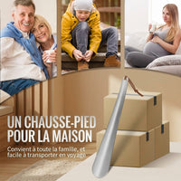 Chausse-Pied Long 30 cm en Acier Inoxydable