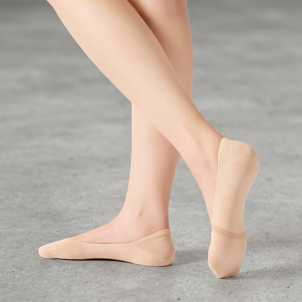 Chaussettes Invisibles Femme Bambou-Coton