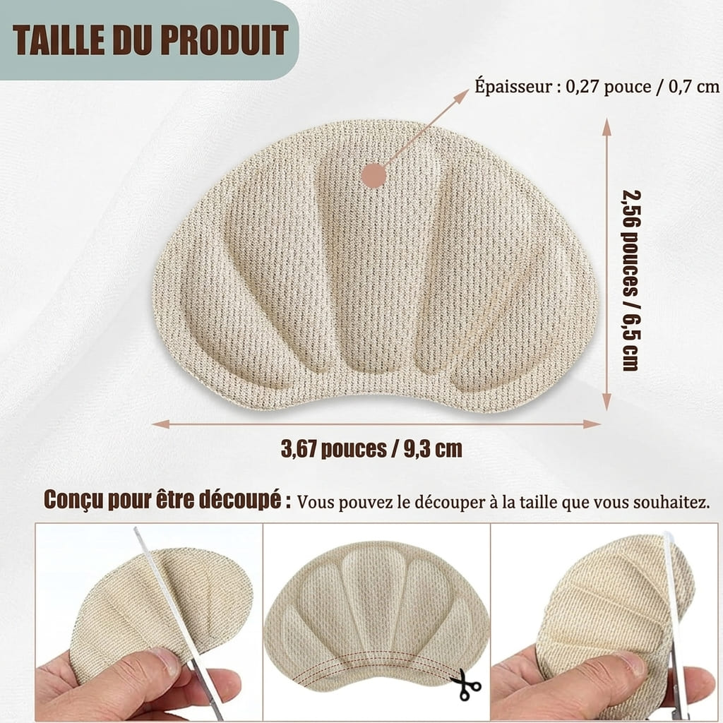 Lot de 6 Coussinets de Talon