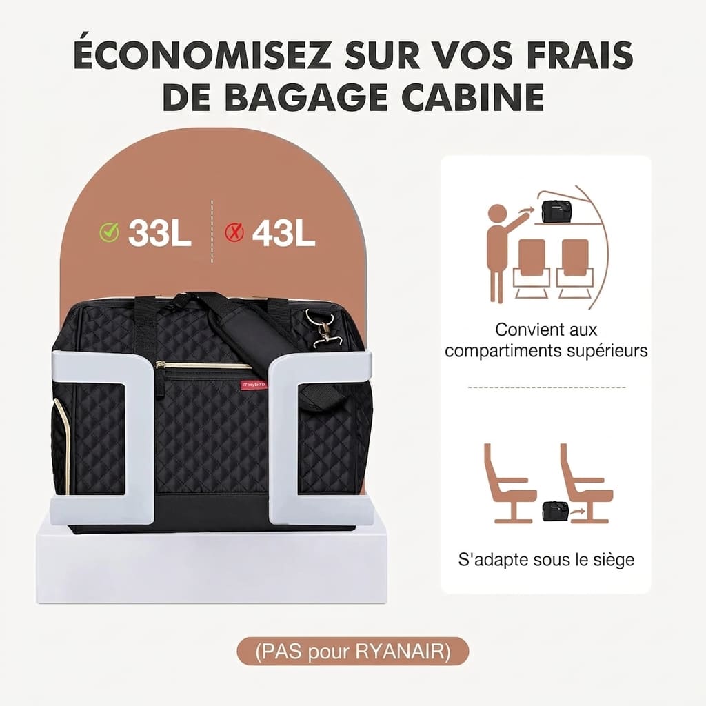 Sac Weekender Femme 33L