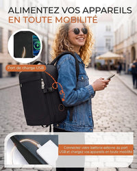 Sac à Dos Cabine 24L – Bagage Avion 40x30x20 Antivol