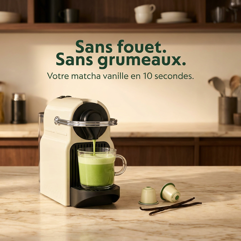 Capsules Matcha compatibles Nespresso® - Vanille